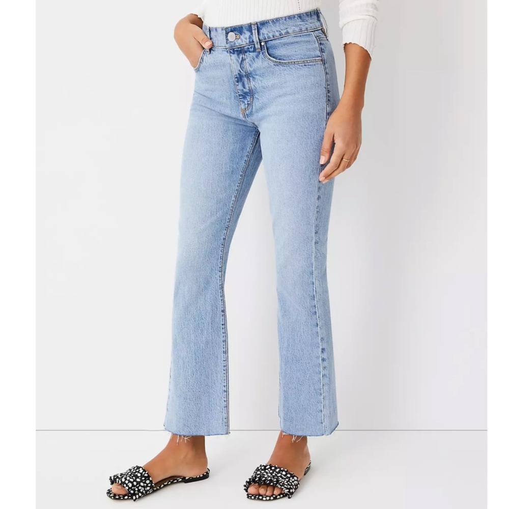 NWT Ann Taylor High Rise Crop Jeans Size 12